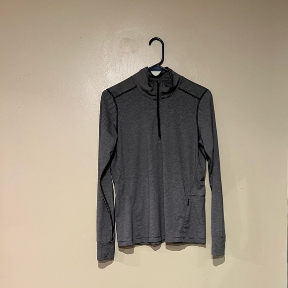 Toad & Co Women's Debug Swifty Breathe 1/4 Zip Black Grey Size Medium - Picture 1 of 9
